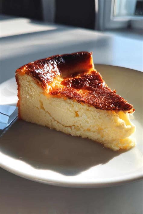 Ingredientes para la tarta de queso vasca