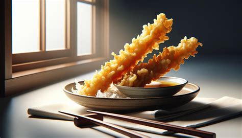 Textura crujiente de la Tempura