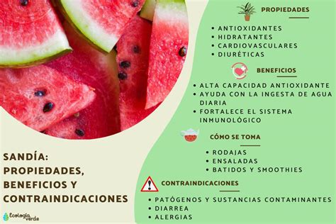 Propiedades nutricionales de la sandía