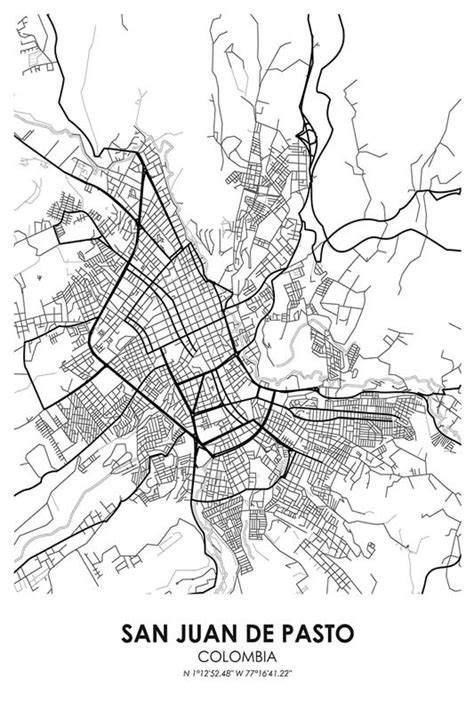 Mapa de ubicación de hoteles en Pasto cerca de la terminal de transportes