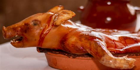 Cochinillo y cordero asados