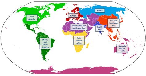 Mapa de regiones cafeteras del mundo