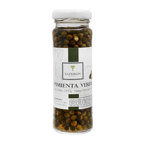 Granos de pimienta verde