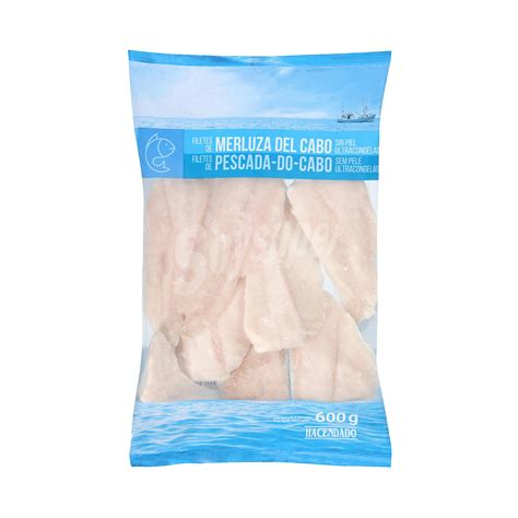 Filetes de merluza congelados