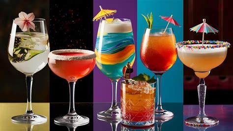 Cocteles coloridos
