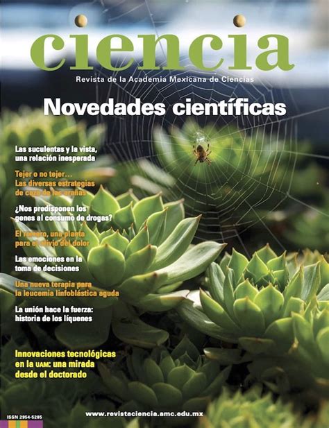 Portada de una revista científica de botánica