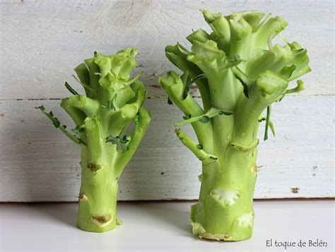 Utilización del tallo de brócoli