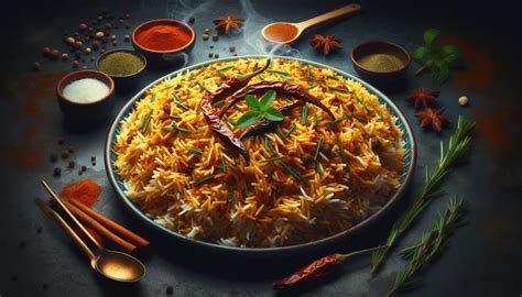 Especias típicas del Biryani