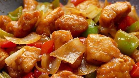 Ingredientes principales del pollo agridulce