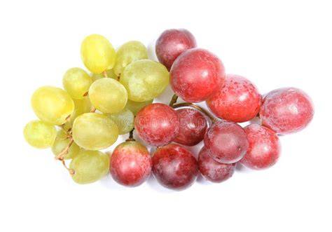 Uvas frescas rojas y verdes