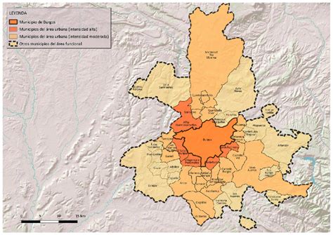 mapa de localización en Burgos