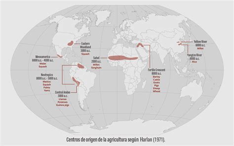 Mapa de los centros de origen y diversidad del maíz en México