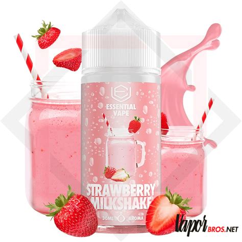 Botella de aroma Strawberry Milkshake de Essential Vape by Bombo