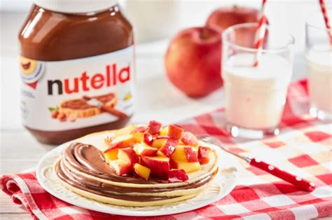 Ingredientes para tortitas con Nutella