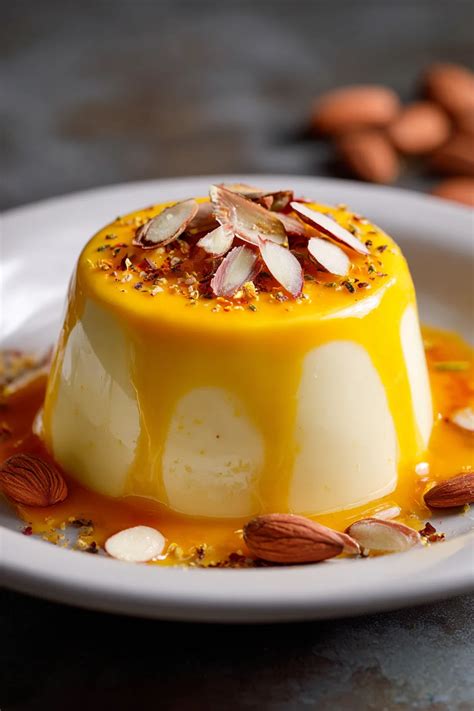 Ingredientes para panna cotta de chocolate blanco y caqui