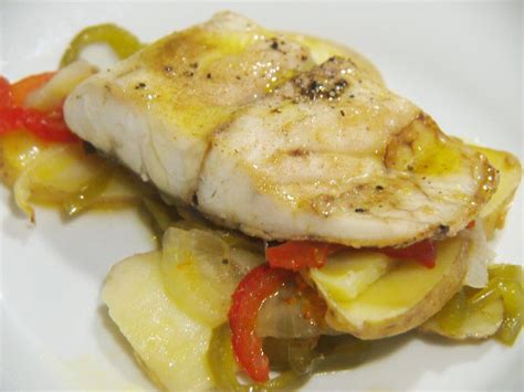 Bacalao fresco y verduras de temporada