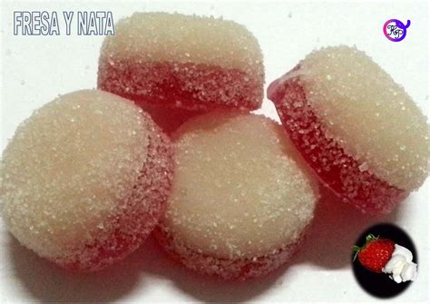 Golosinas de fresa y nata