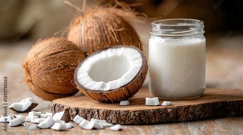 Leche de coco fresca