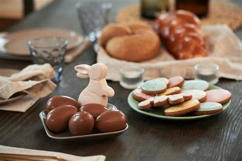 Monas de Pascua y huevos de chocolate belga sin lactosa