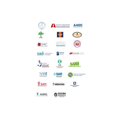 Logotipos de las sociedades médicas a las que pertenece el Dr. Pérez-Guisado Rosa