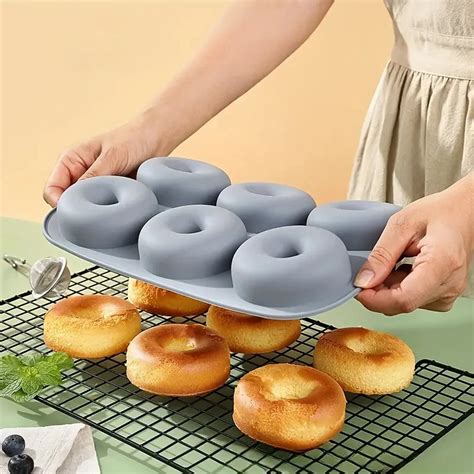 Masa para donuts keto en moldes