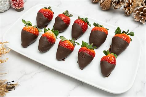 Paquete de fresas deshidratadas con chocolate blanco