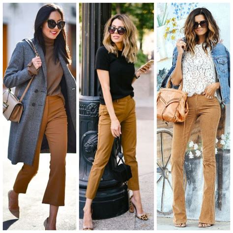 Tabla de combinaciones de colores con pantalón tostado