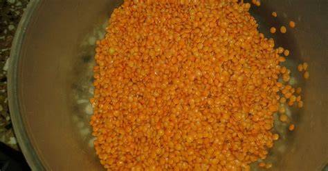Lentejas turcas cocinadas