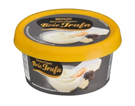 Ingredientes crema de queso brie y trufa