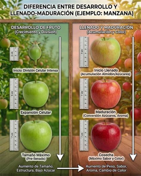 Comparativa visual de maduración en seco y húmedo