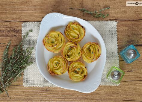 Rosetones de patata al horno