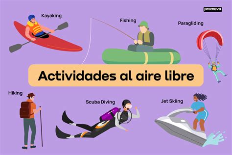 Infografía: Actividades al aire libre disponibles en los alrededores del Camping La Puerta