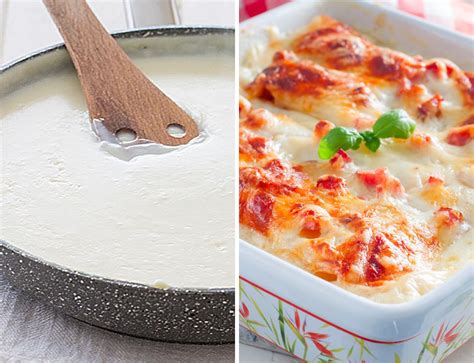Bechamel ligera para pimientos