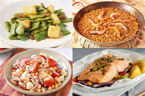 Plato de cocina mediterránea saludable y sin gluten