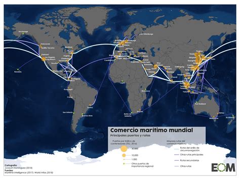 Mapa de rutas comerciales de la cerámica