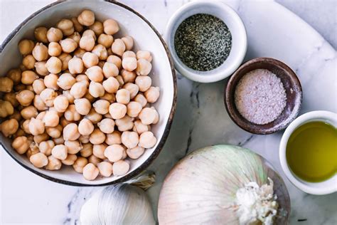 Ingredientes para garbanzos