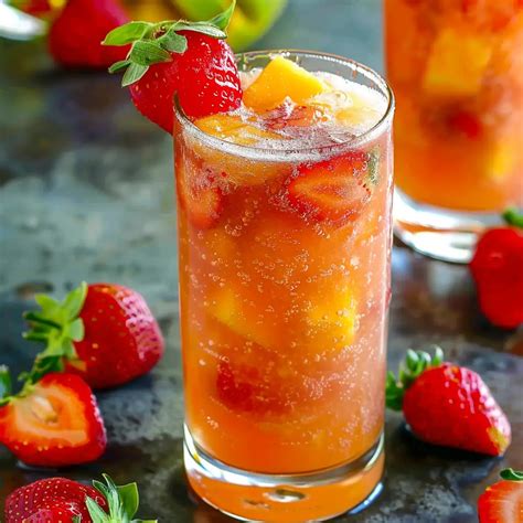 Agua loca de fresa y mango