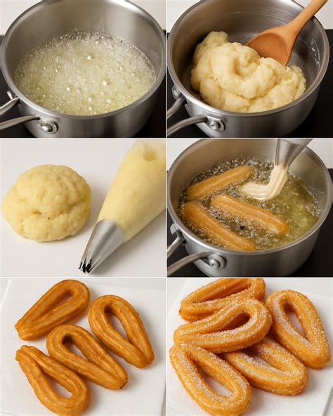 Ingredientes básicos para churros: harina, agua y sal