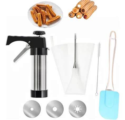 Comparación entre una churrera y una manga pastelera para hacer churros